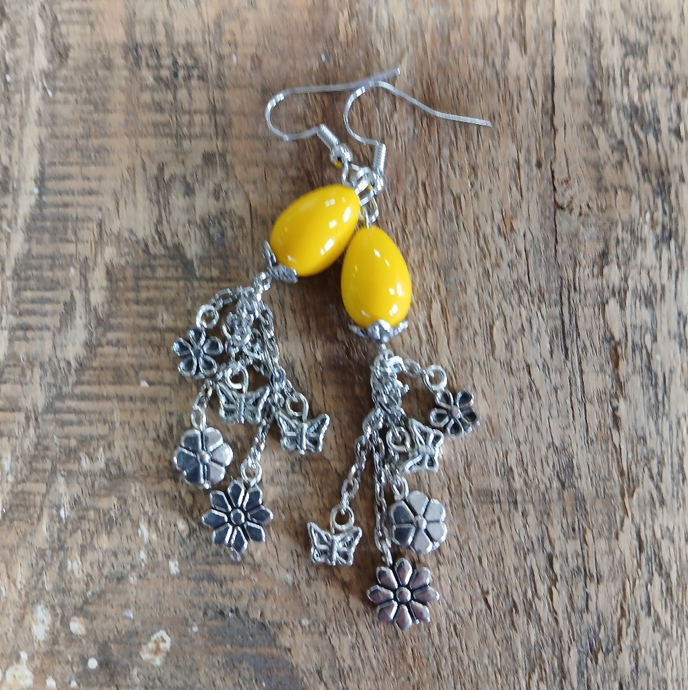 Yellow SPRINGTIME EARRINGS